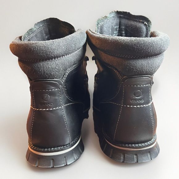 Cole Haan Men\'s ZeroGrand Hiker Boot Black Leather Style C30403 - Size 11.5 main image 9